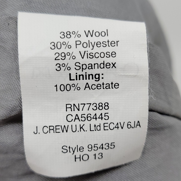 J.Crew Womens Gray Wool Blend Elastic Waist Mini Skirt Size 2 - Picture 7 of 8